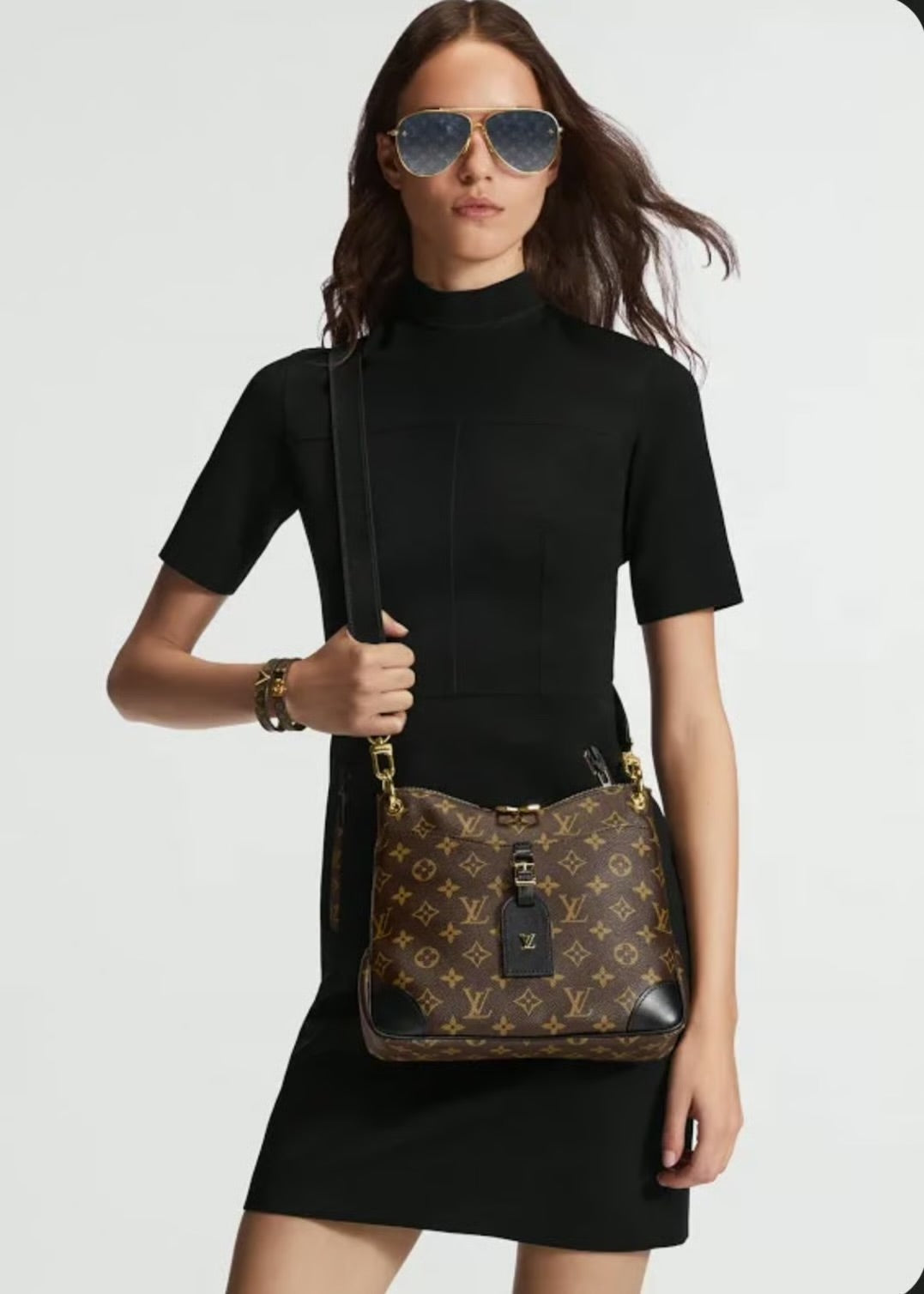 Louis Vuitton Monogram Canvas Odeon PM Noir