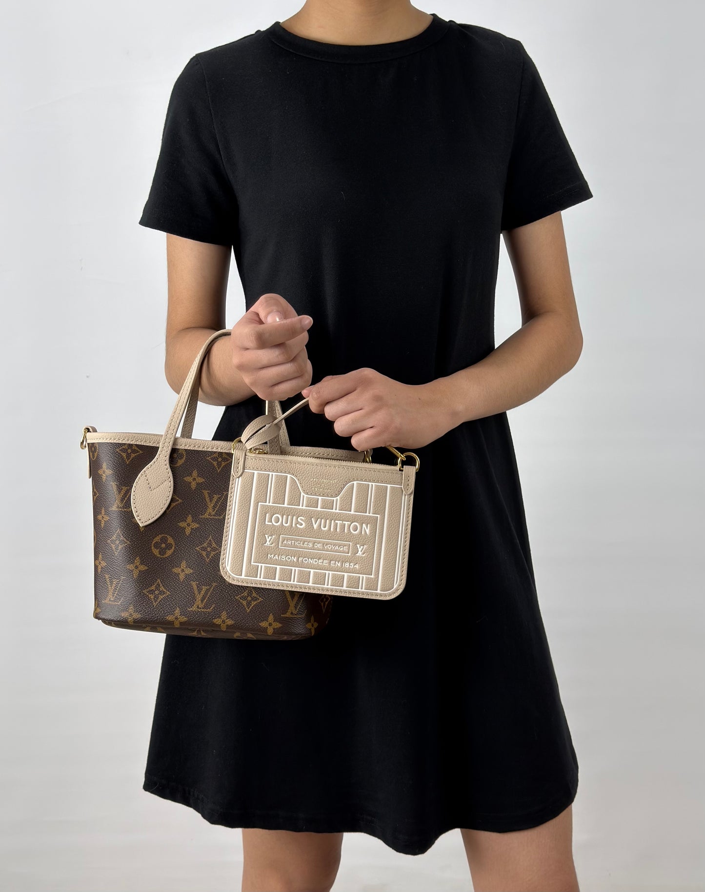 Louis Vuitton Inside Out BB Limestone Monogram