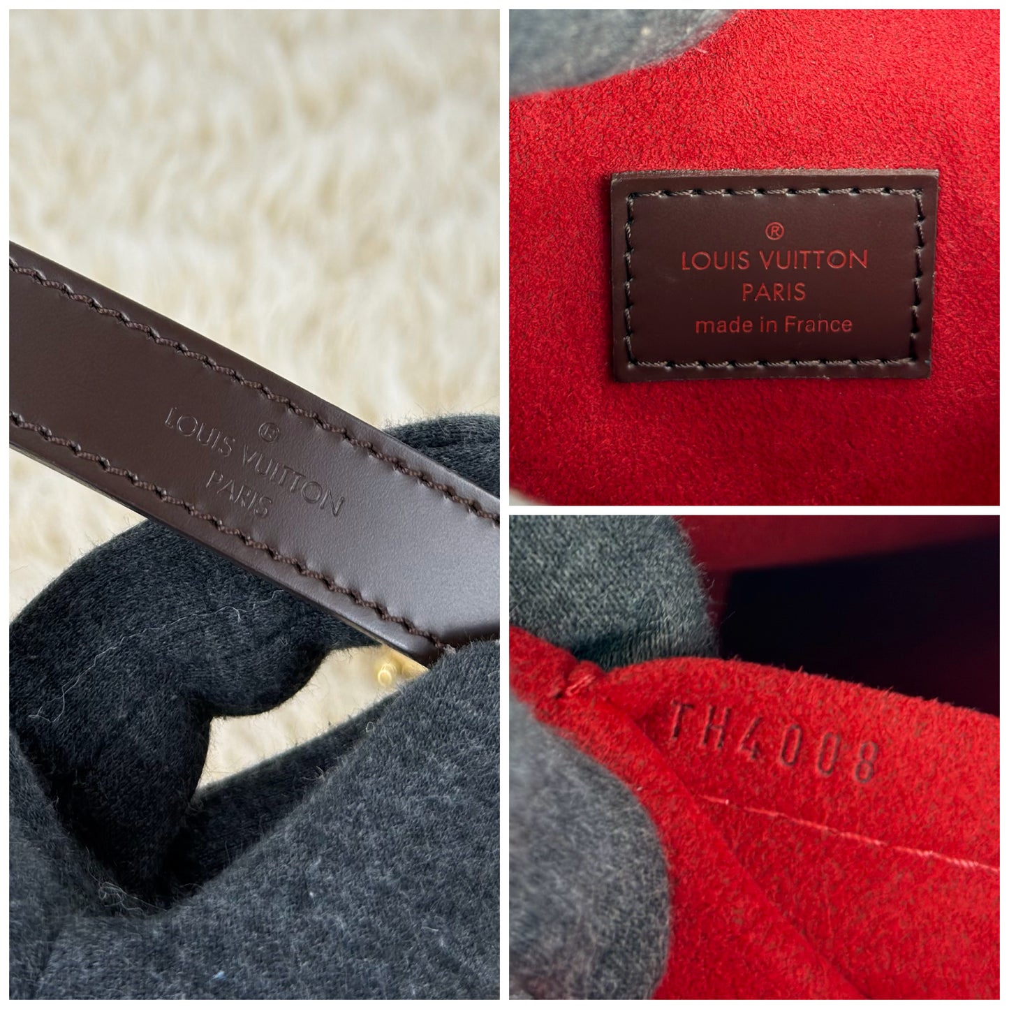 Louis Vuitton Damier Ebene Canvas Trevi PM