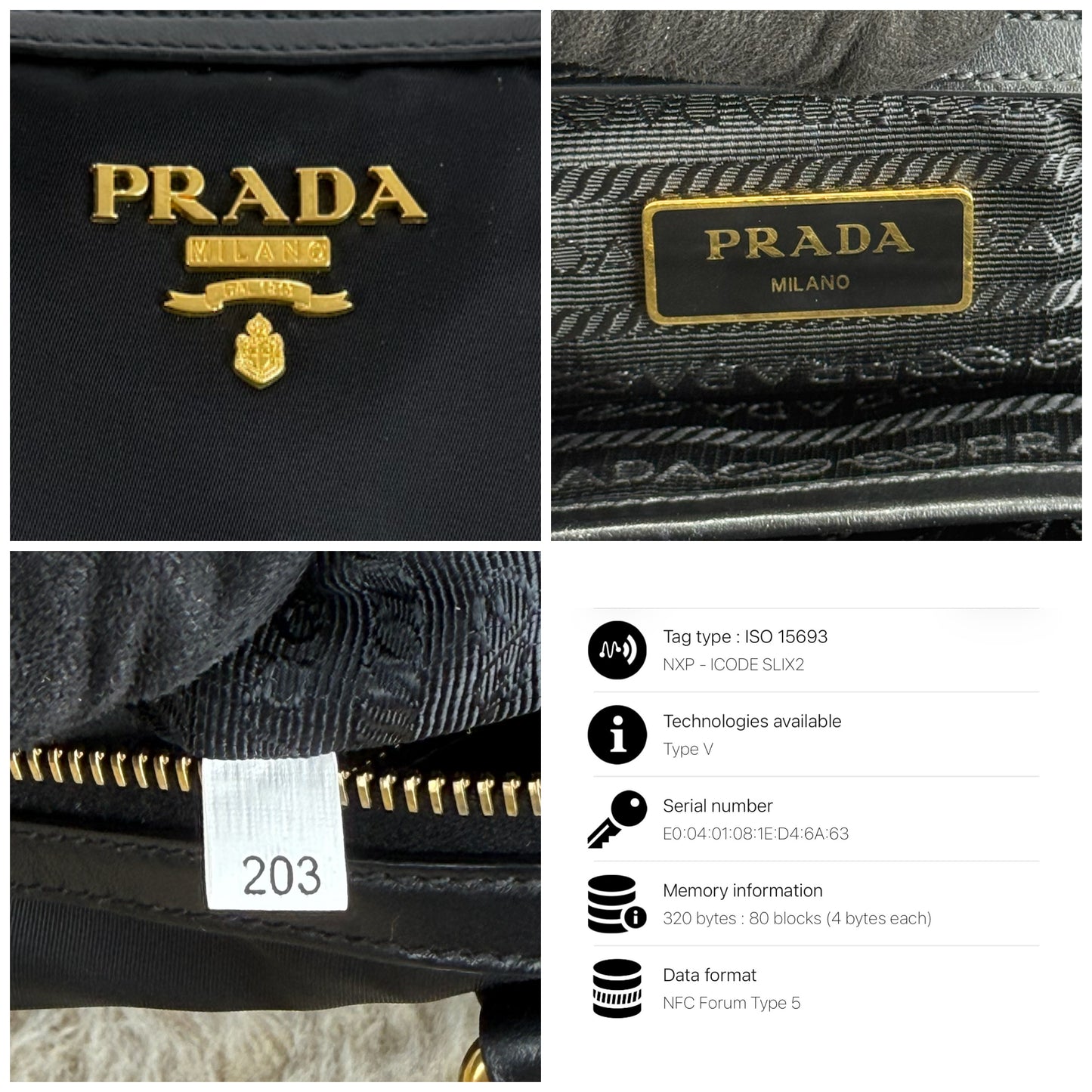 Prada Tessuto Nylon Saffiano Shopping Tote