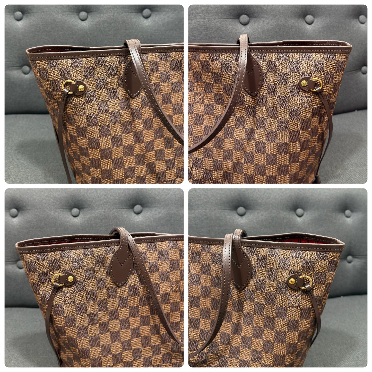 Neverful MM Damier Ebene