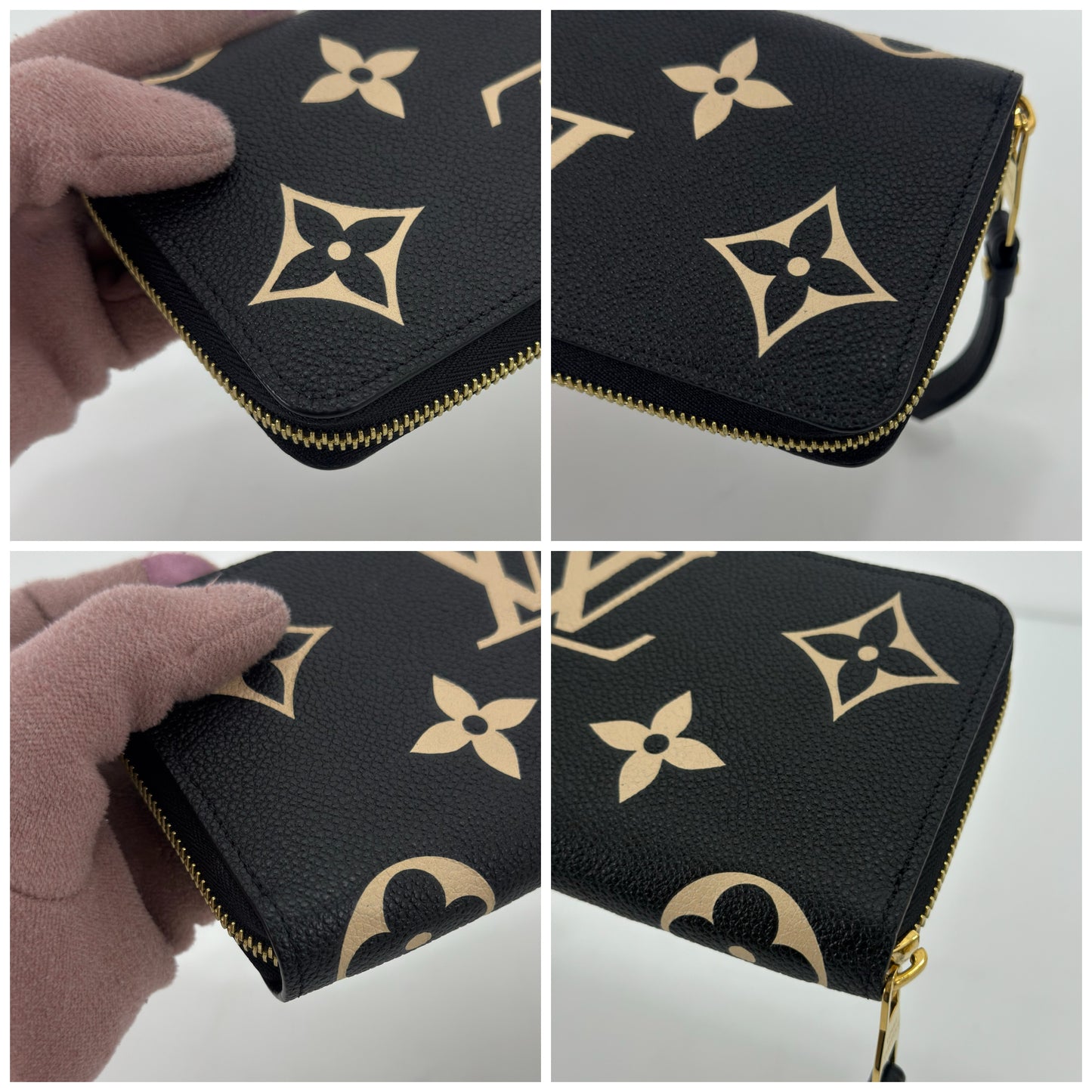 Louis Vuitton Bicolor Monogram Empreinte Zippy Wallet
