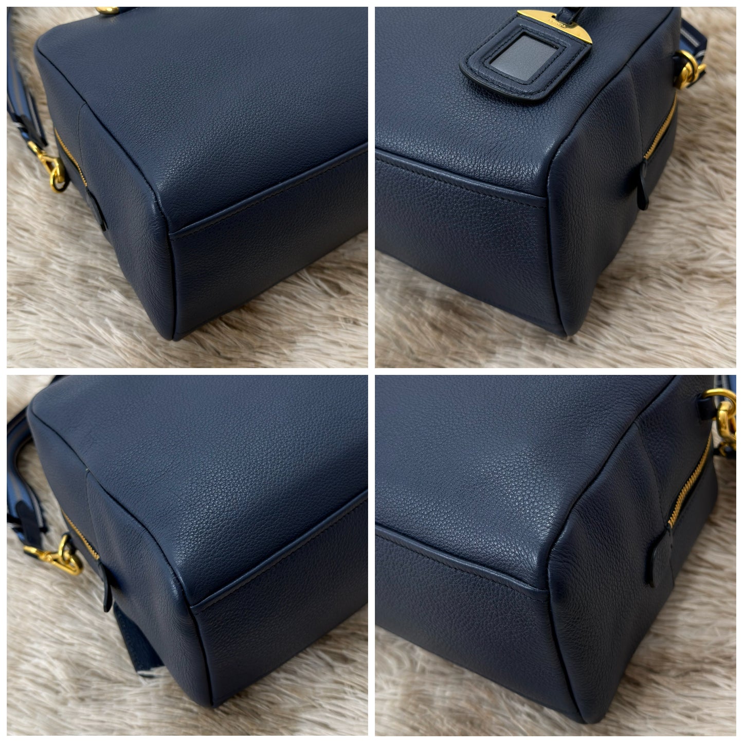 Prada Vitello Phenix Bauletto Bag
