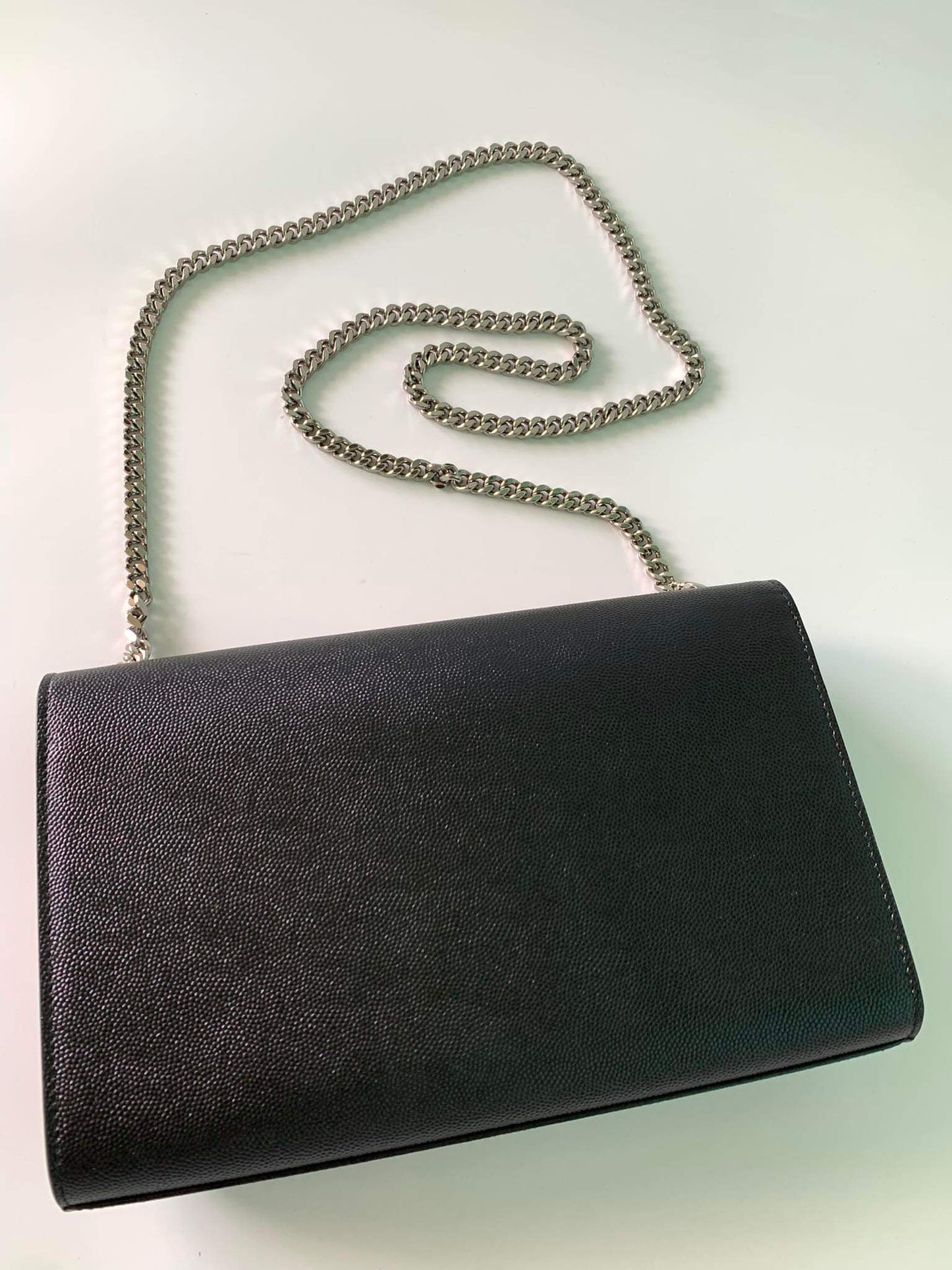 YSL kate medium in silver hardwares