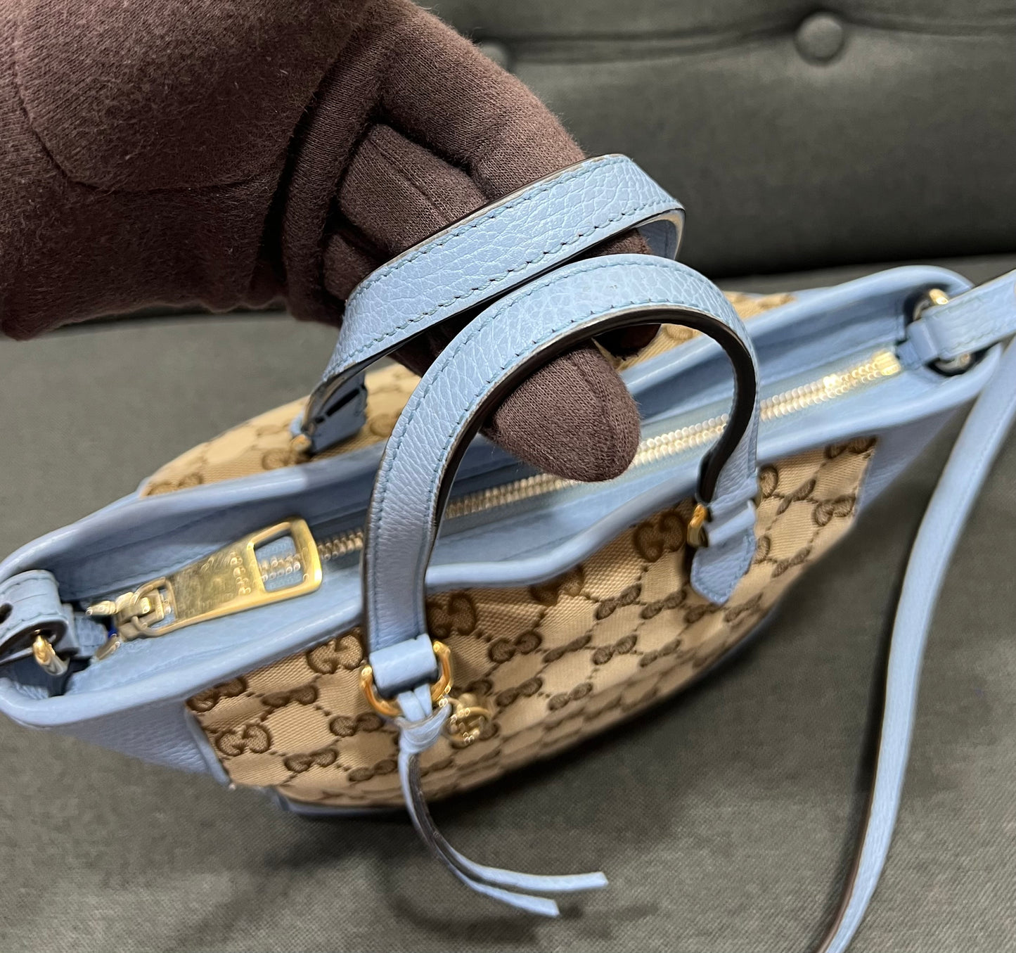 Gucci Bree GG Canvas Tote Bag
