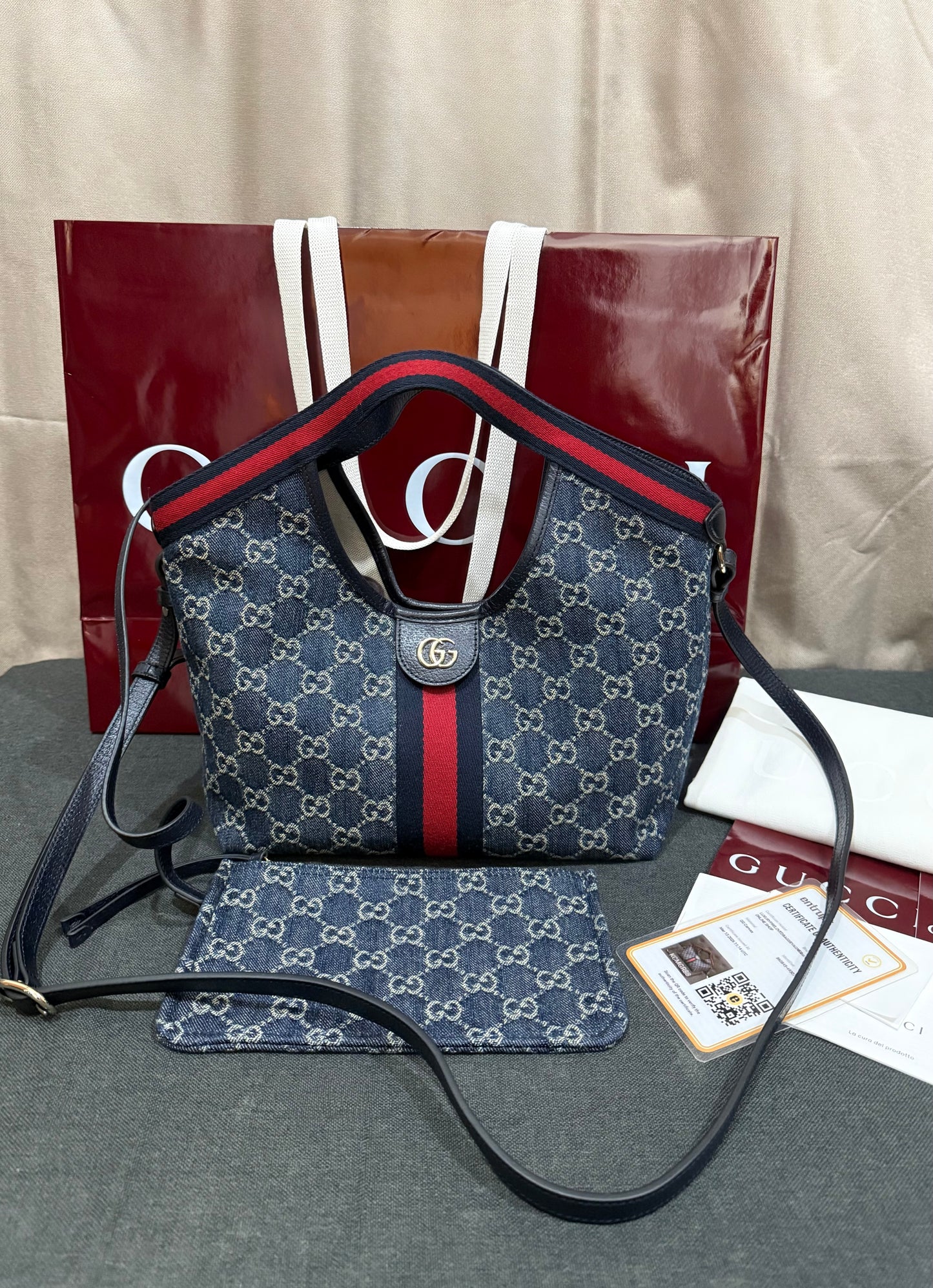 Gucci GG Giglio Small Tote Bag