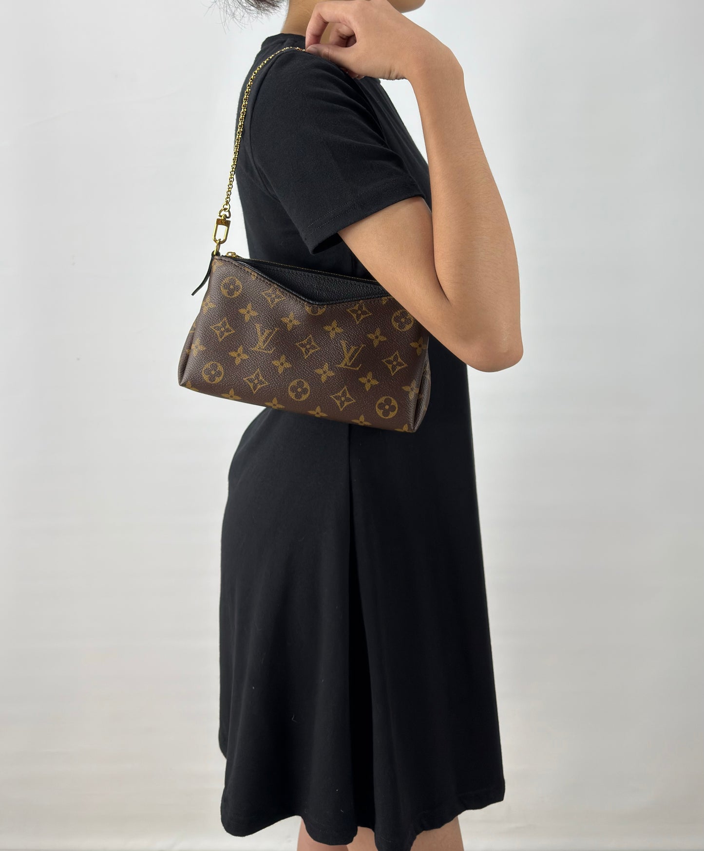 Louis Vuitton Monogram Canvas Pallas Clutch