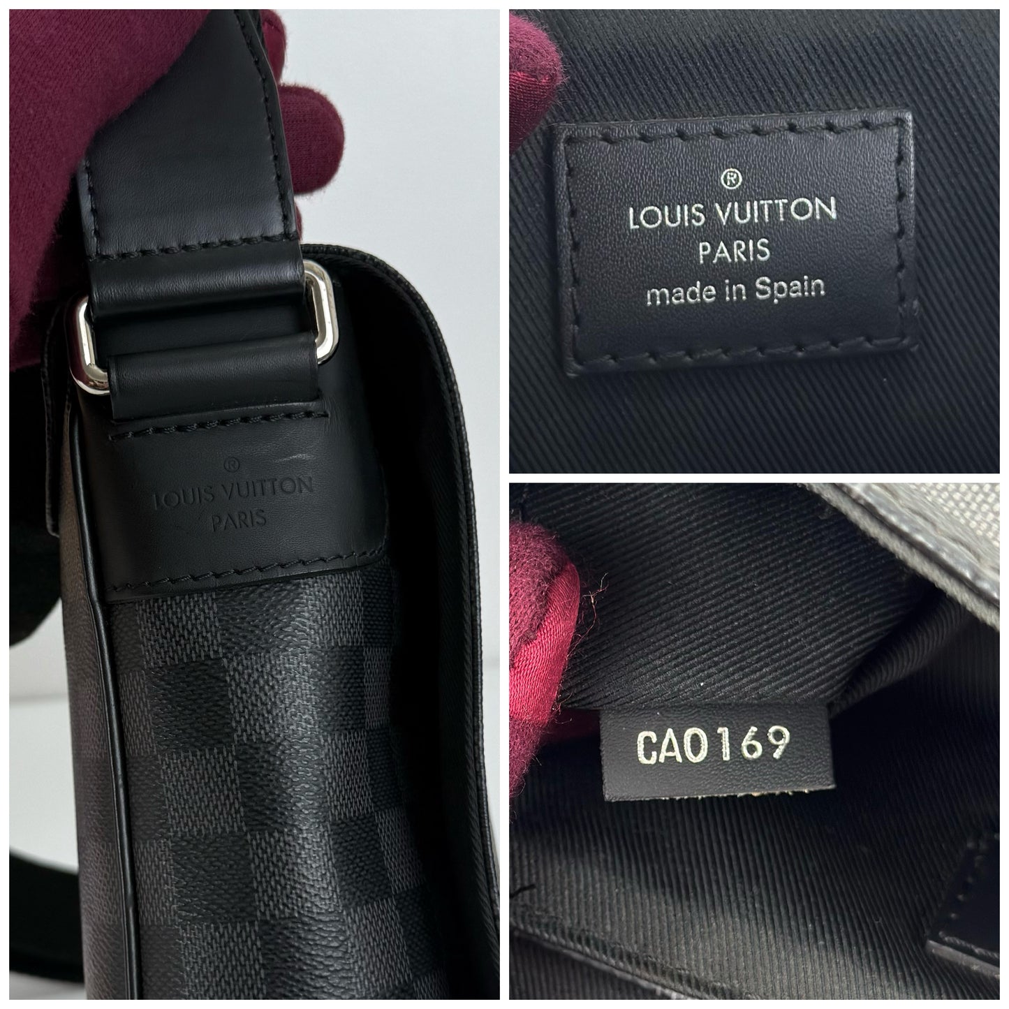 Louis Vuitton District PM Damier Graphite