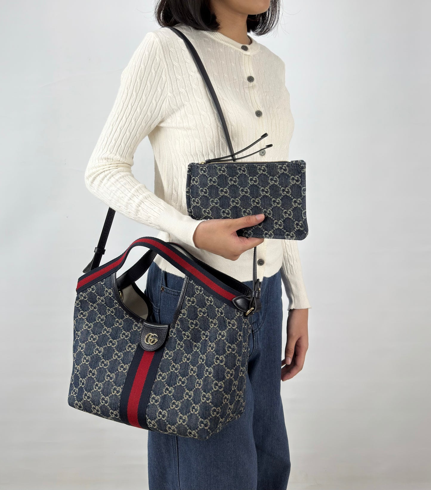 Gucci GG Giglio Small Tote Bag