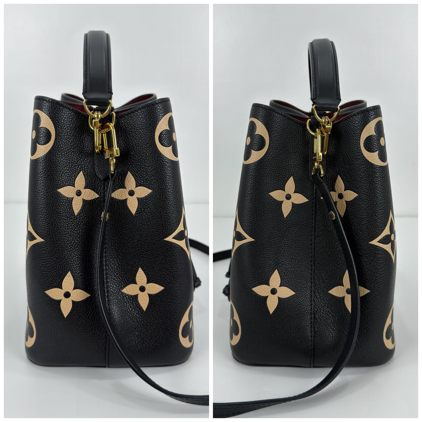 Louis Vuitton Neo Noe MM Bucket Bag Empreinte Leather