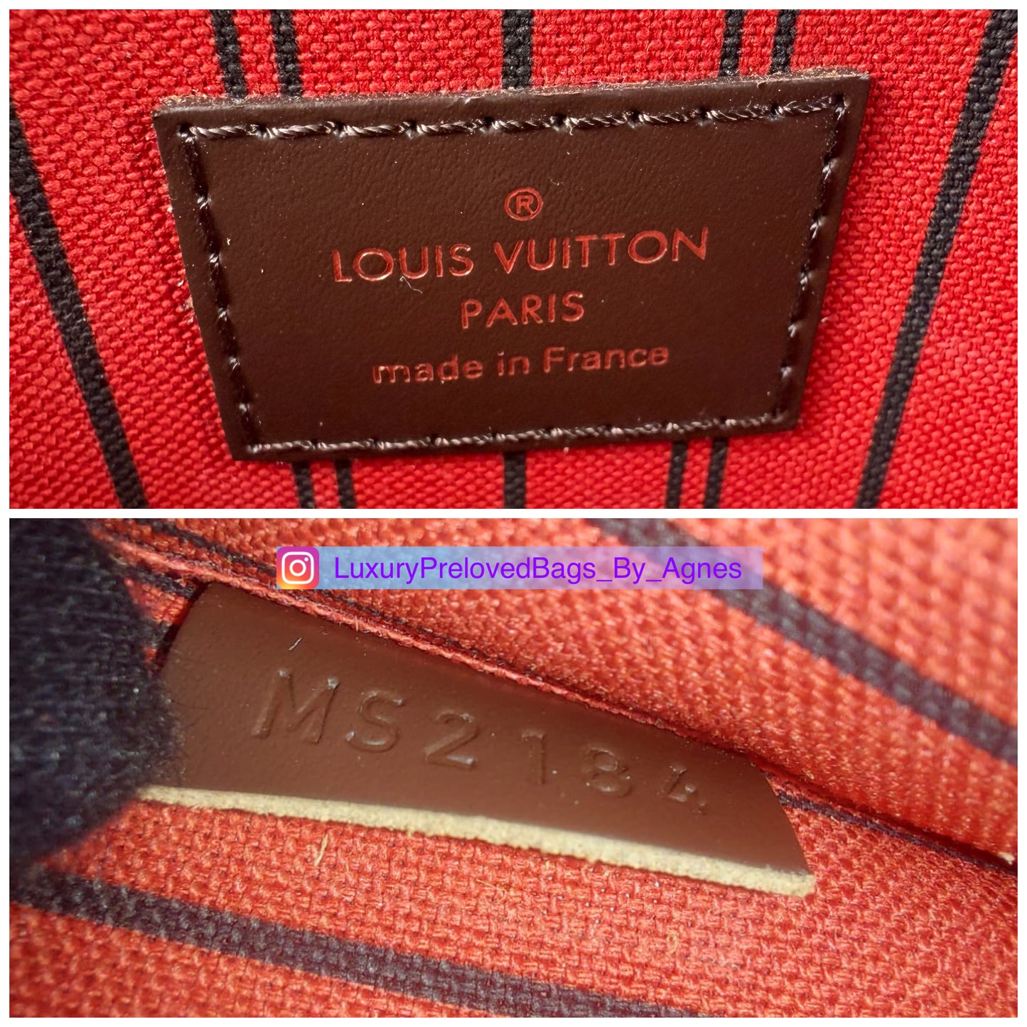 Louis Vuitton Damier Ebene Neveful MM Pouch