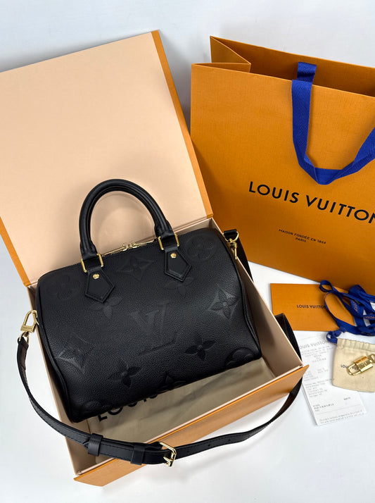 Louis Vuitton Speedy Bandoulière 25 Monogram Empreinte
