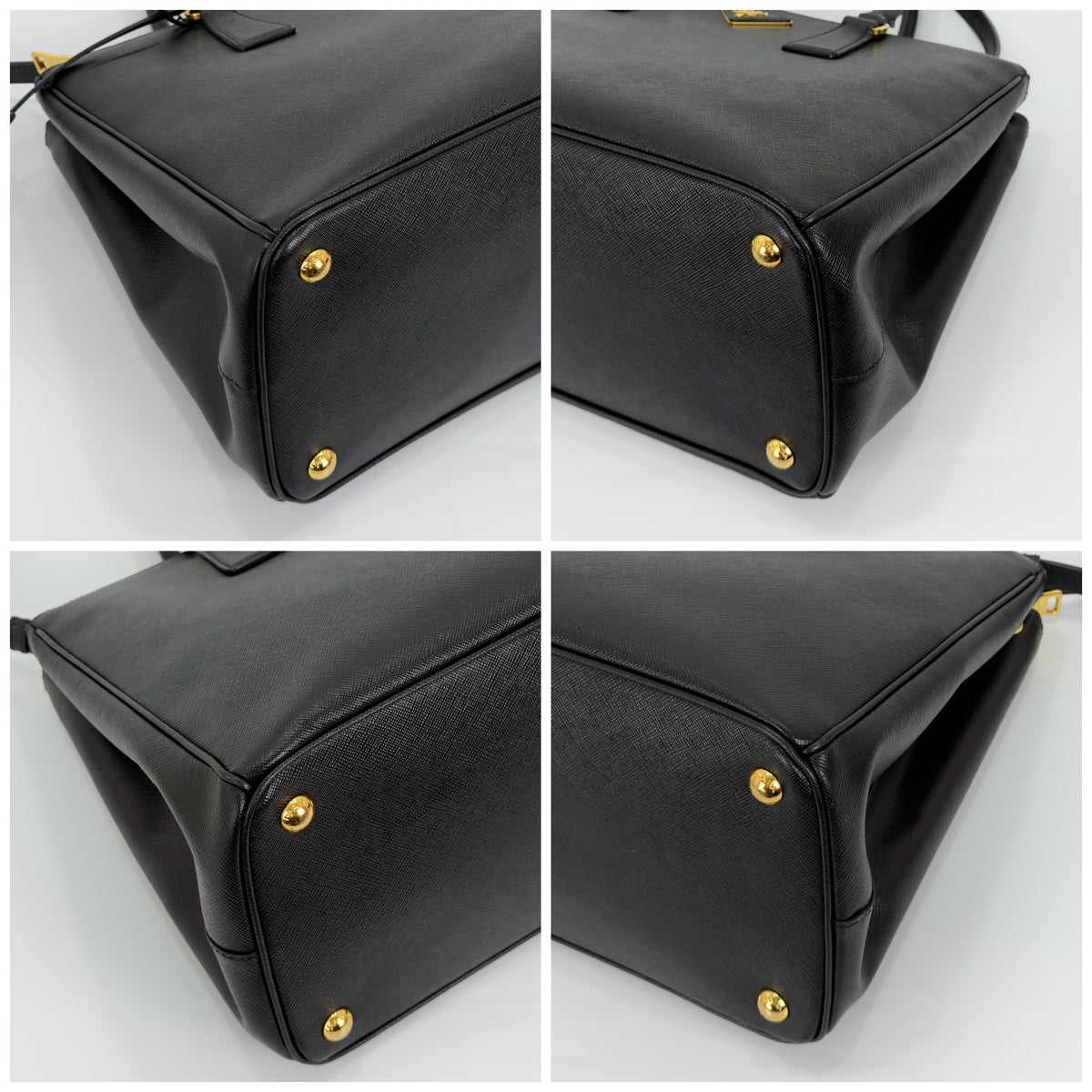 Prada Black Saffiano Leather Galleria Bag