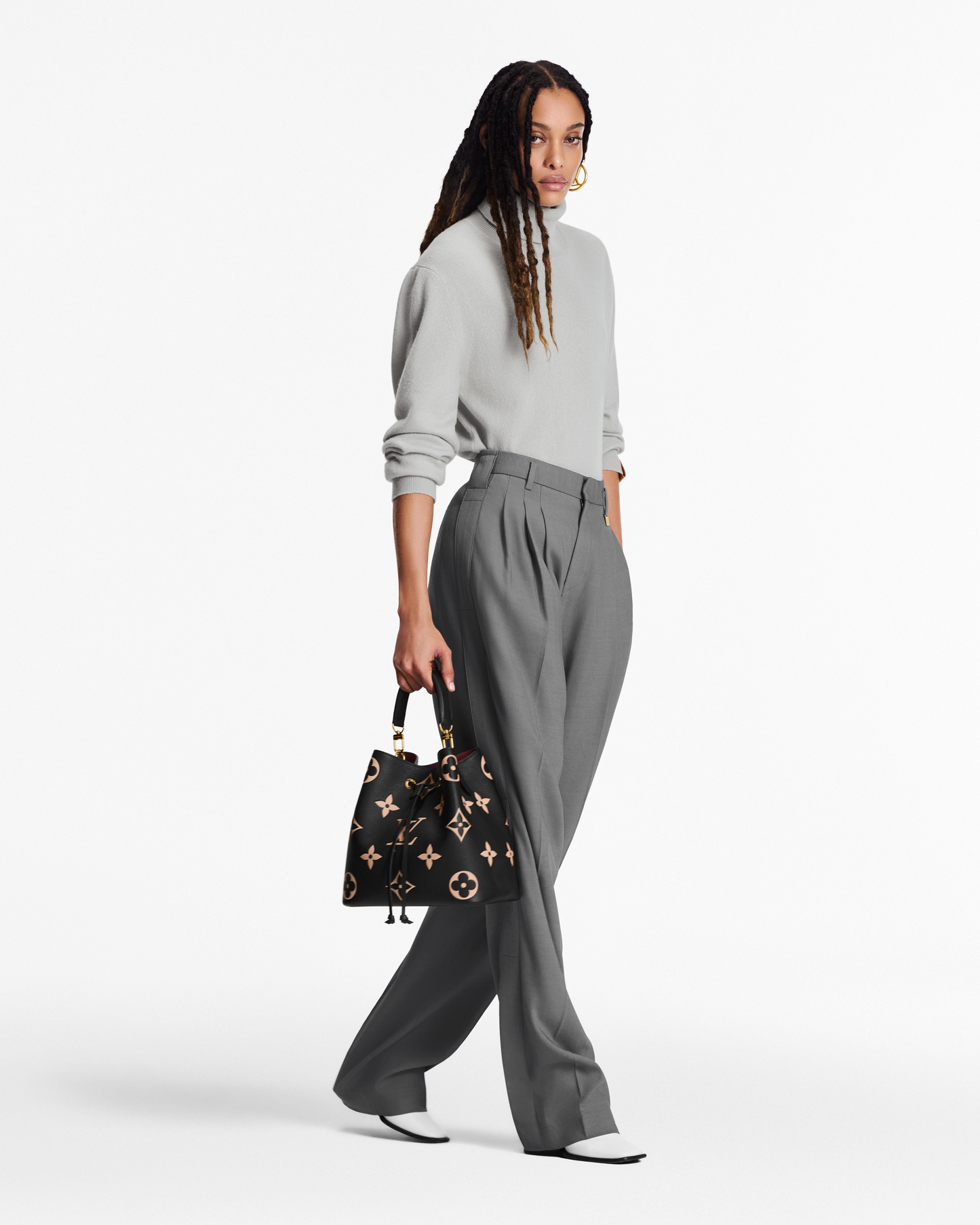 Louis Vuitton Neo Noe MM Bucket Bag Empreinte Leather
