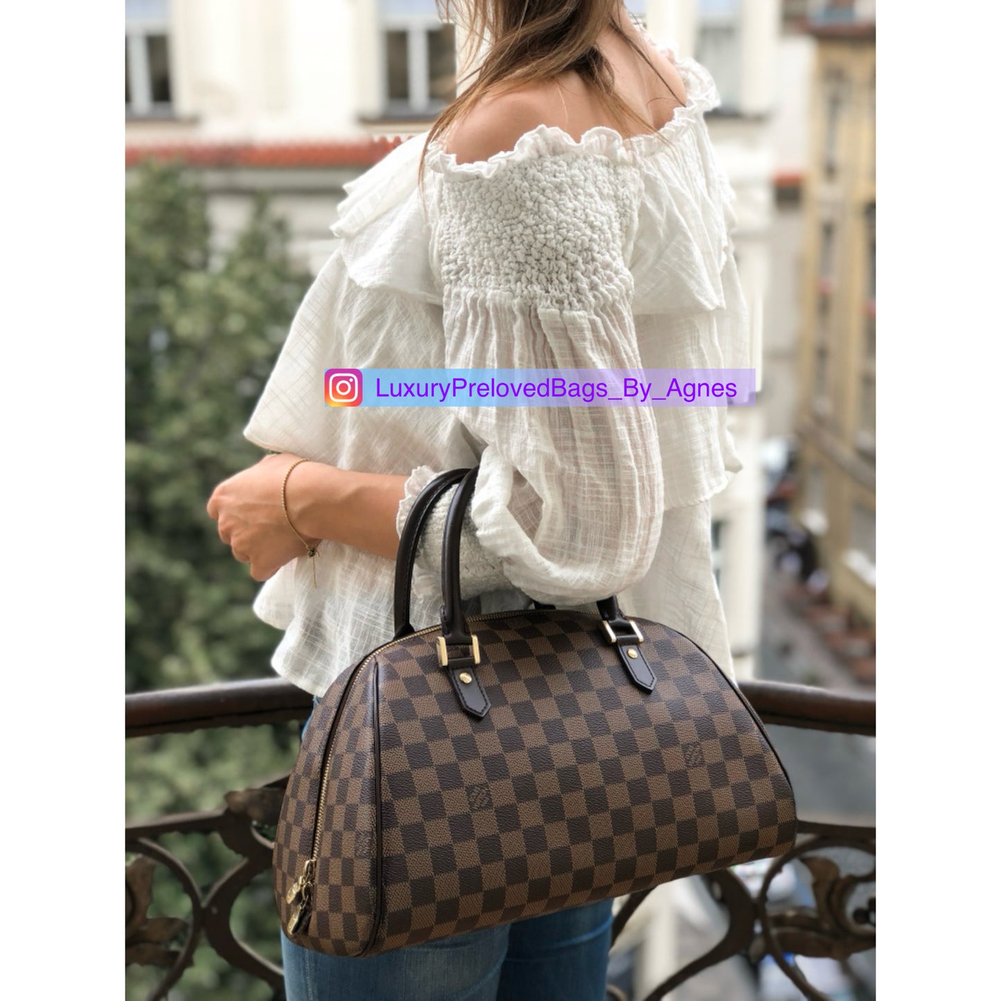 Louis Vuitton Damier Ebene Ribera MM