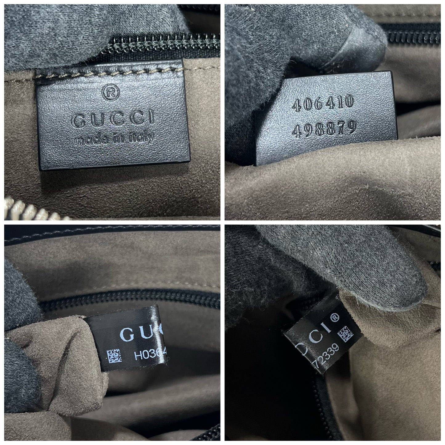 Gucci GG Signature Zip Messenger Bag