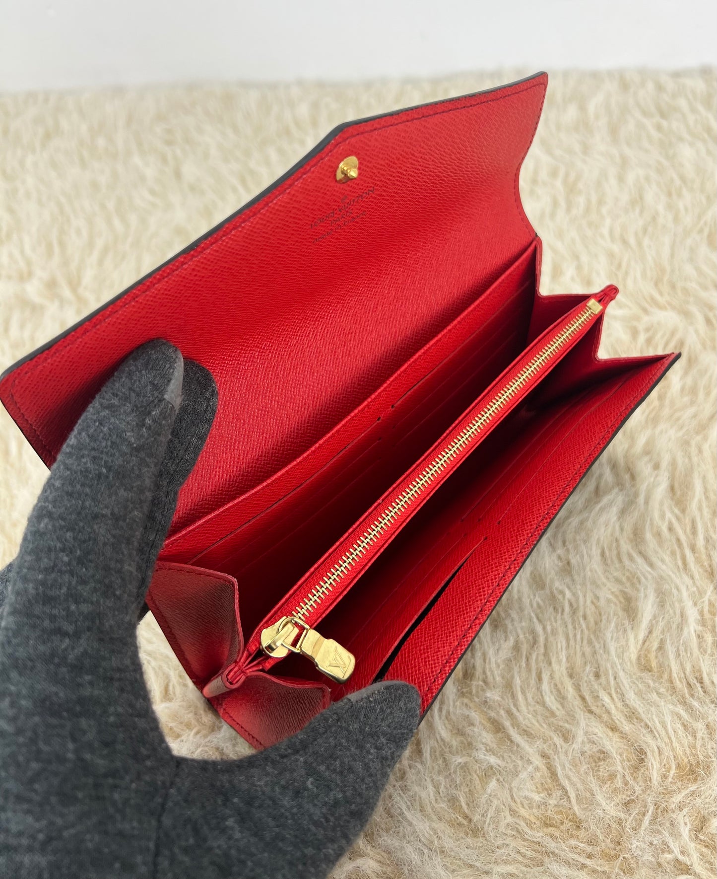 Louis Vuitton Monogram Canvas Sarah Wallet