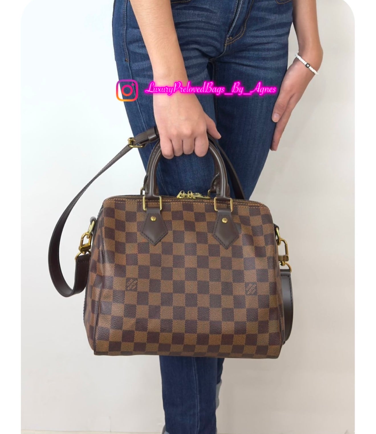 Loui Vuitton Bando 25 Damier Ebene