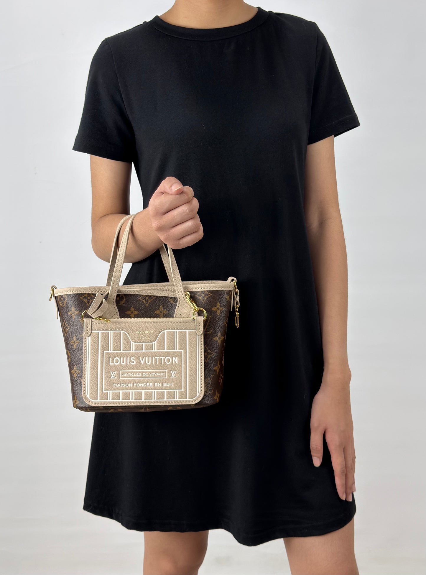 Louis Vuitton Inside Out BB Limestone Monogram