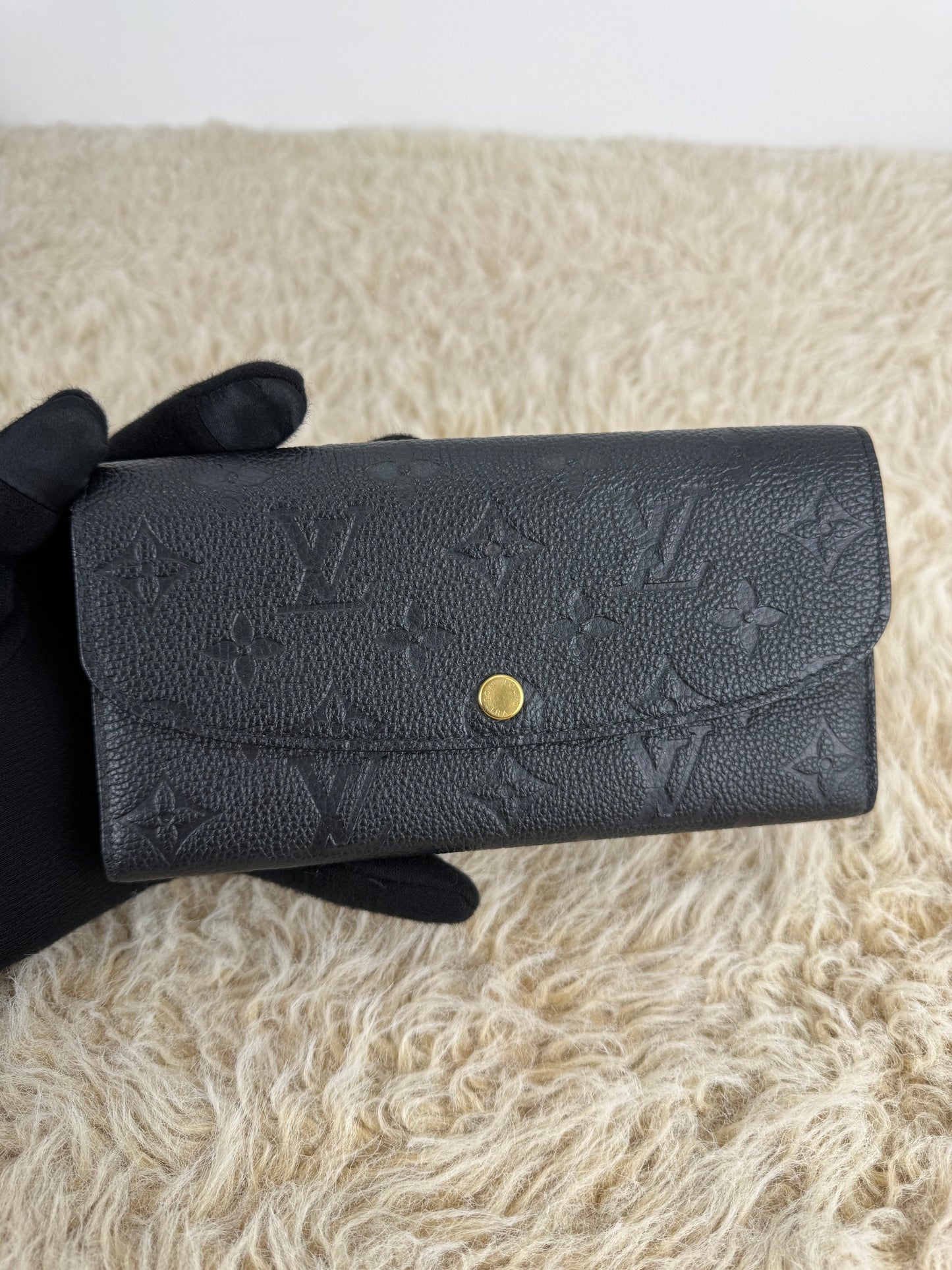 Louis Vuitton Emilie Wallet Monogram Empreinte Leather