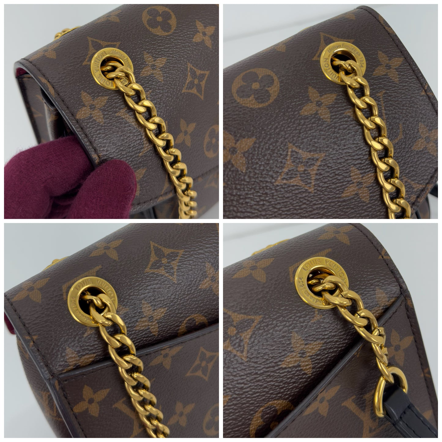 Louis Vuitton Monogram Passy Chain Shoulder Bag