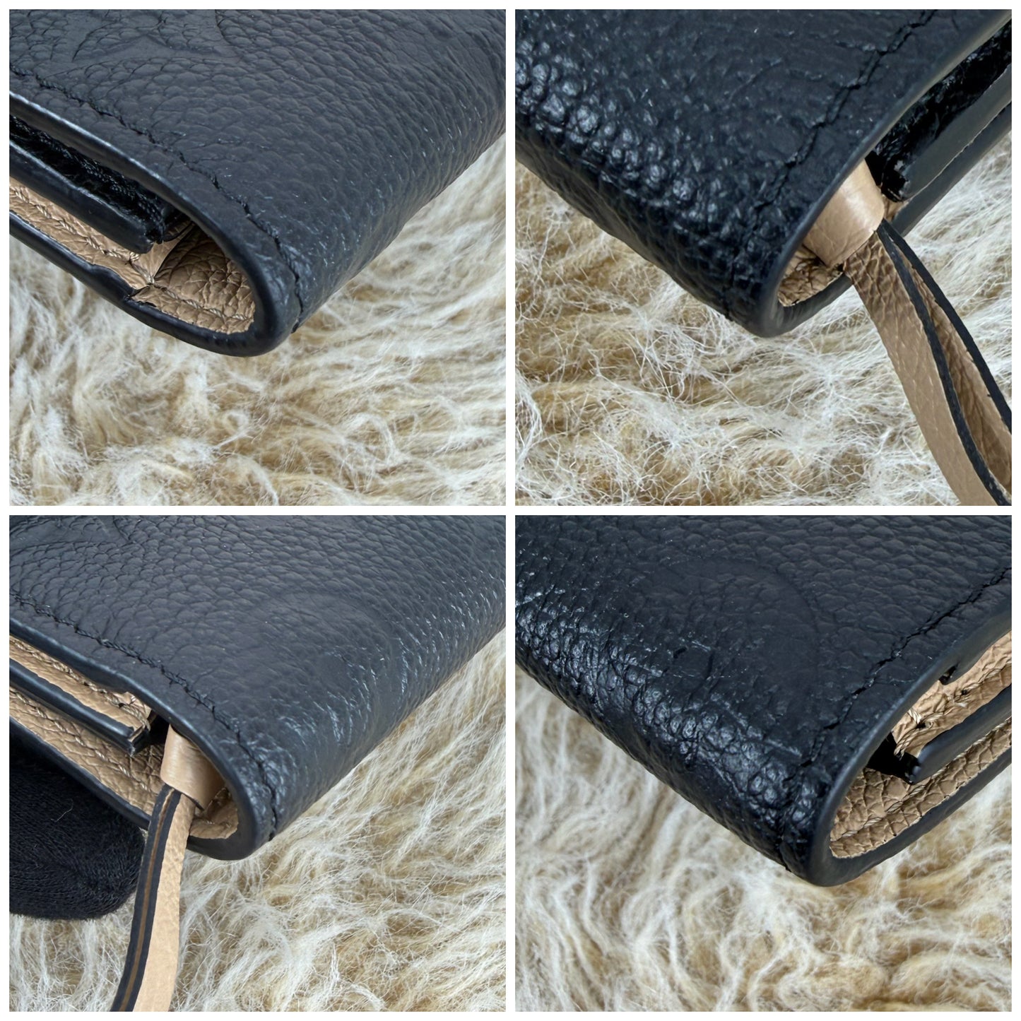 Louis Vuitton Emilie Wallet Monogram Empreinte Leather
