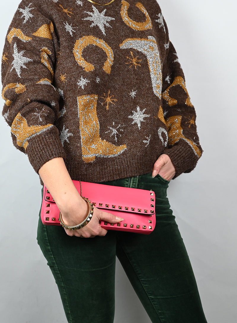 Valentino Garavani Rockstud Bracelet Clutch