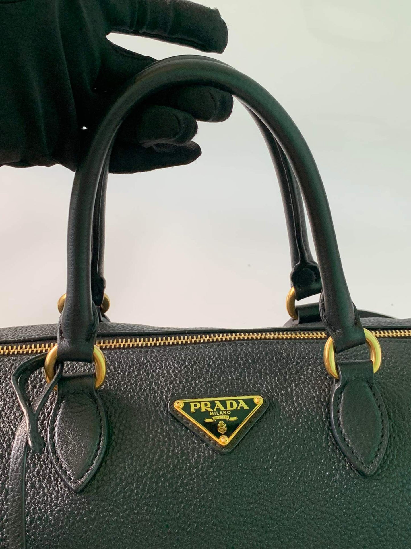 Prada vitello phenix boston bag