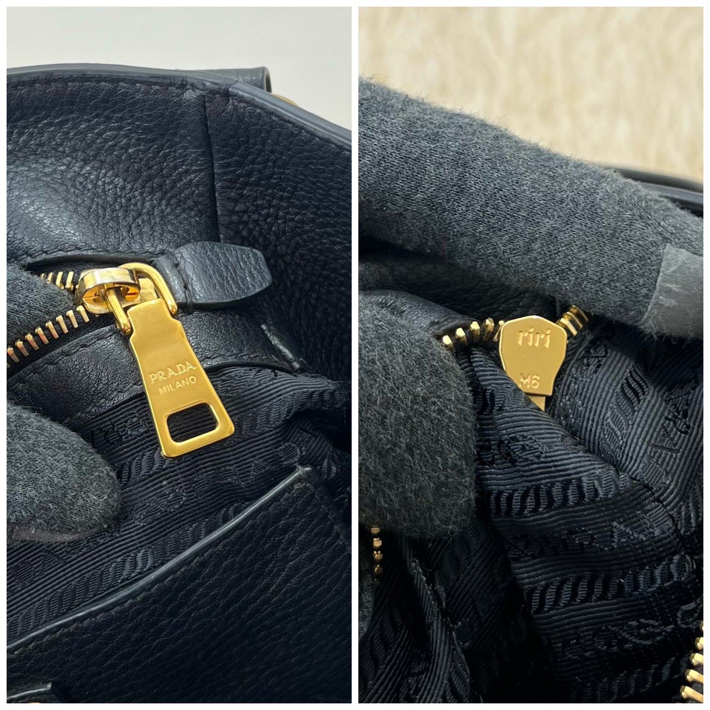 Prada Vitello Daino Leather Shoulder Bag