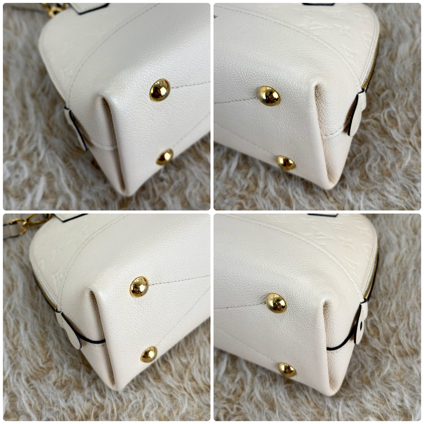 Louis Vuitton Monogram Empreinte Neo Alma BB Creme