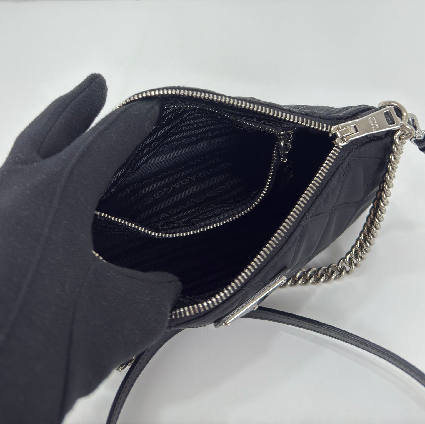Prada Tessuto Impuntu Quilted Nylon