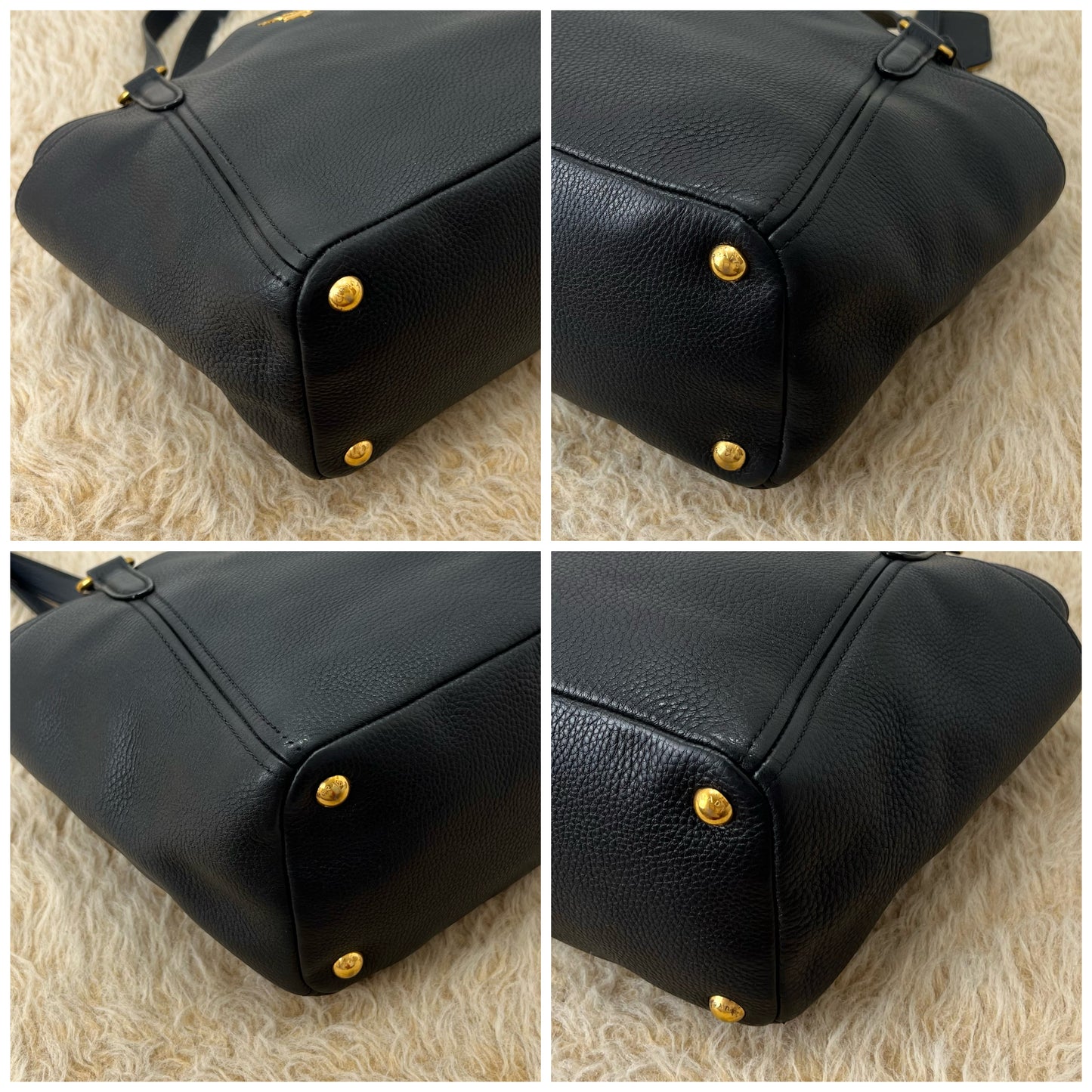 Prada Vitello Daino Leather Shoulder Bag