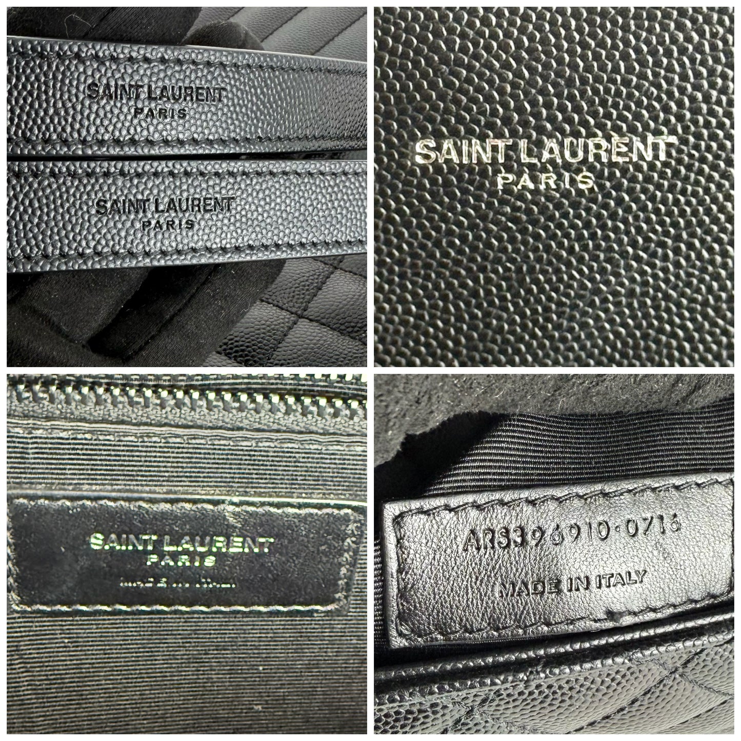 Saint Laurent Monogram Quilted Envelope Large