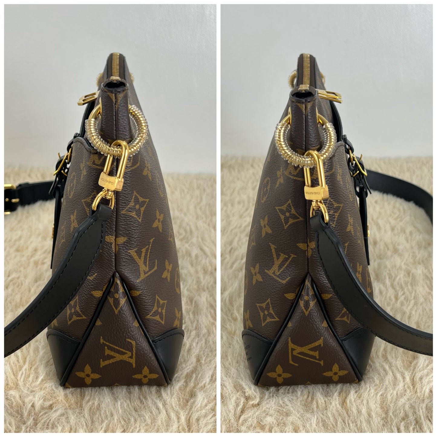 Louis Vuitton Monogram Canvas Odeon PM Noir