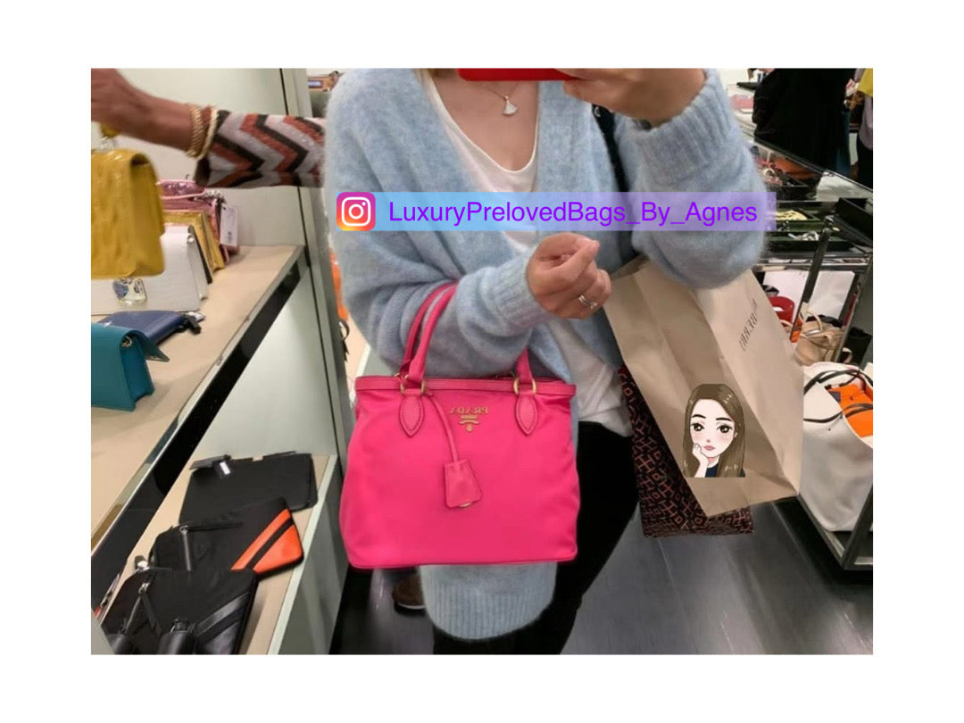 Prada Pink Prada Tessuto Nylon