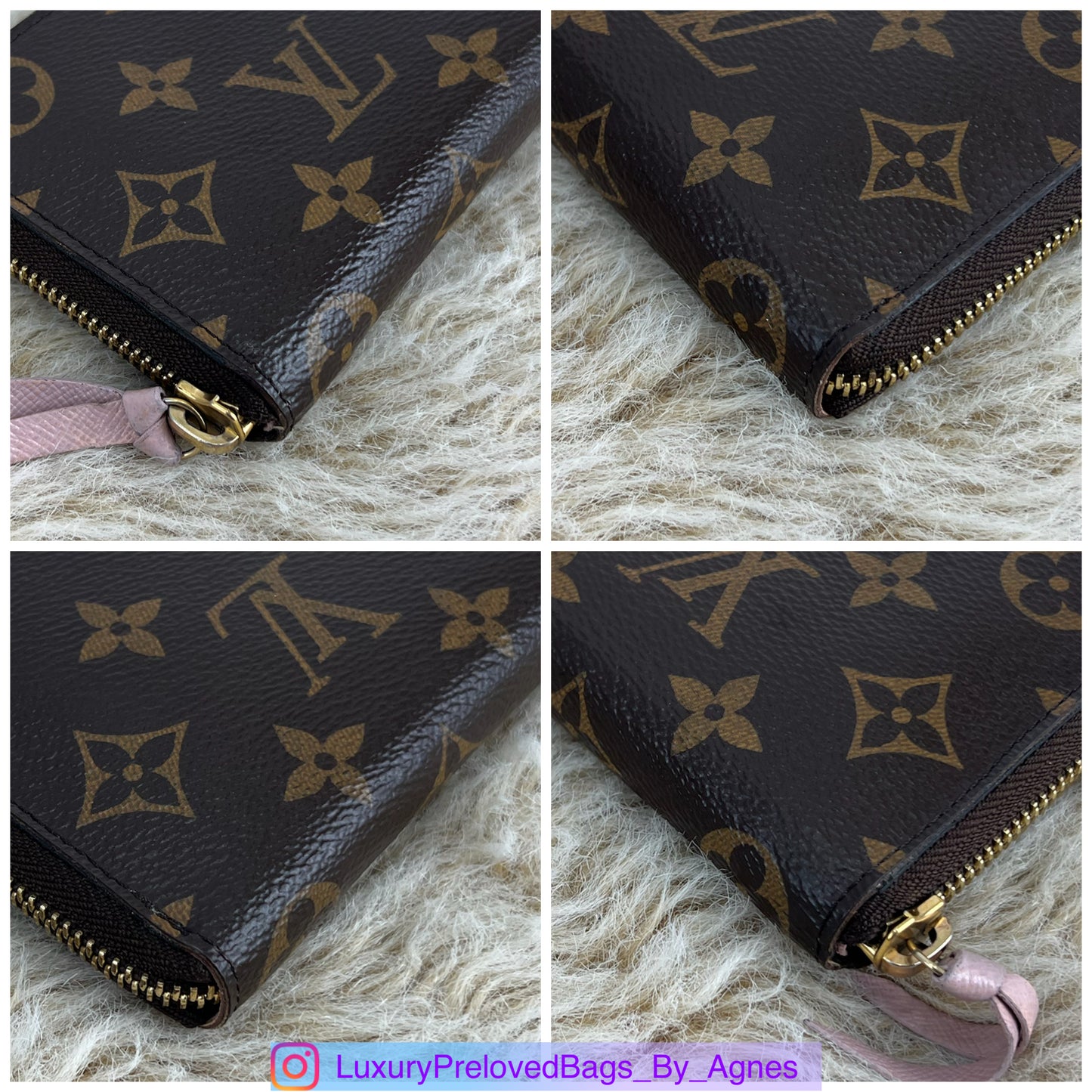 Louis Vuitton Clemence Wallet Monogram Canvas