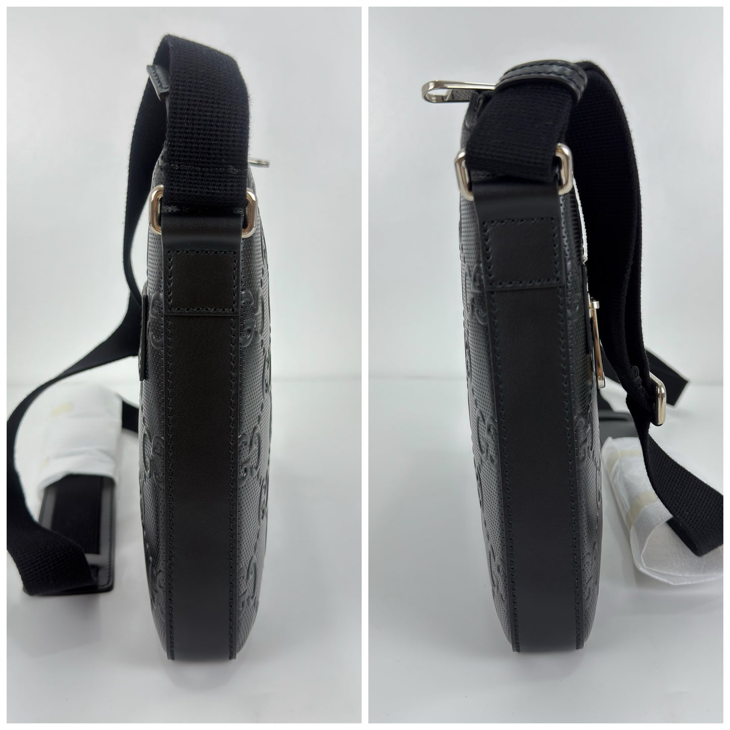 Gucci GG Embossed Small Messenger Bag