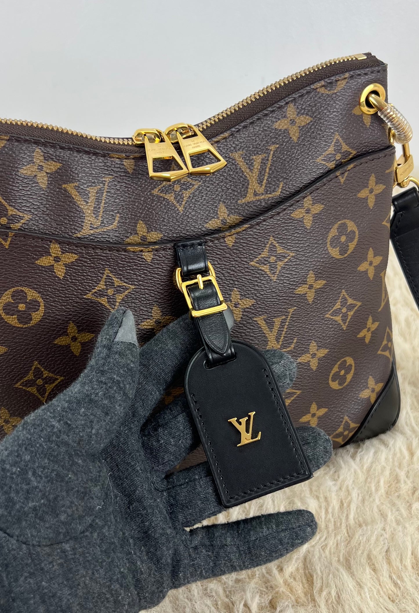 Louis Vuitton Monogram Canvas Odeon PM Noir
