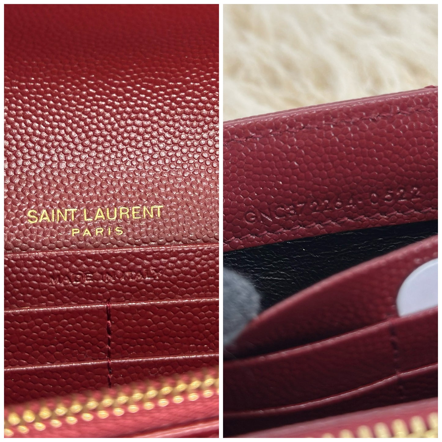 Ysl Yves Saint Laurent Cassandre Matellase Large Flap Wallet