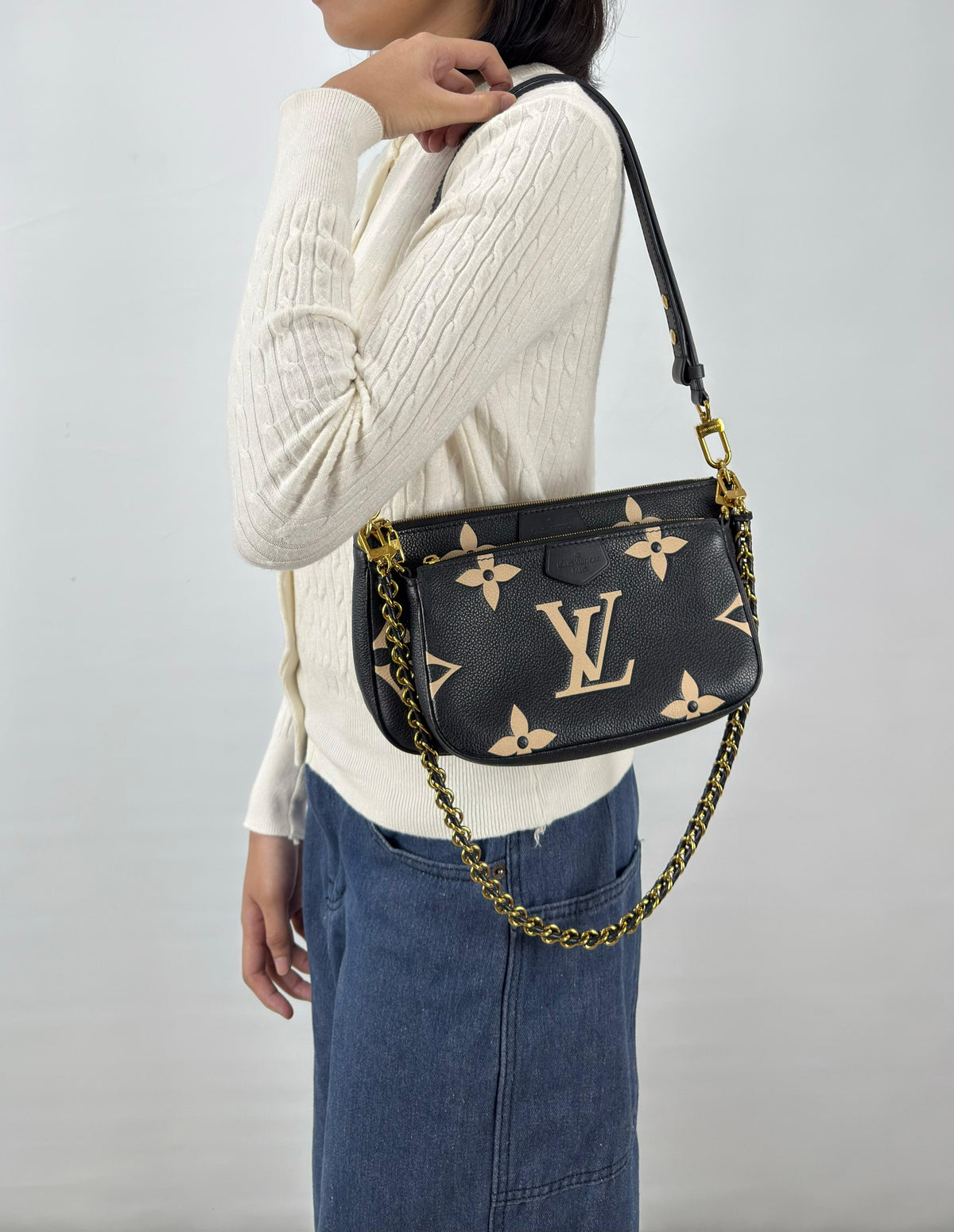 Louis Vuitton Multi Pochette Accessoires Bicolor