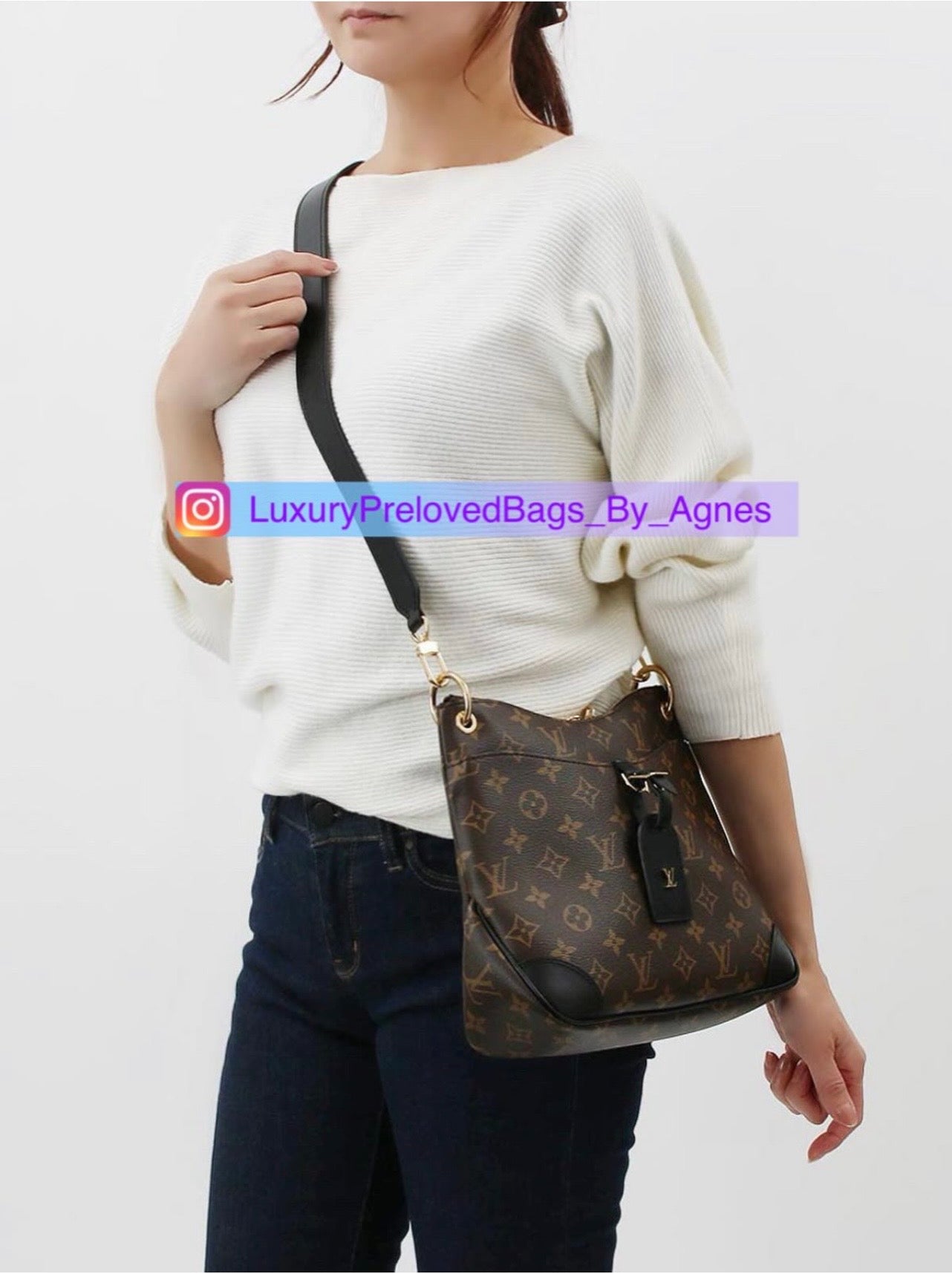 Louis Vuitton Monogram Canvas Odeon PM Noir