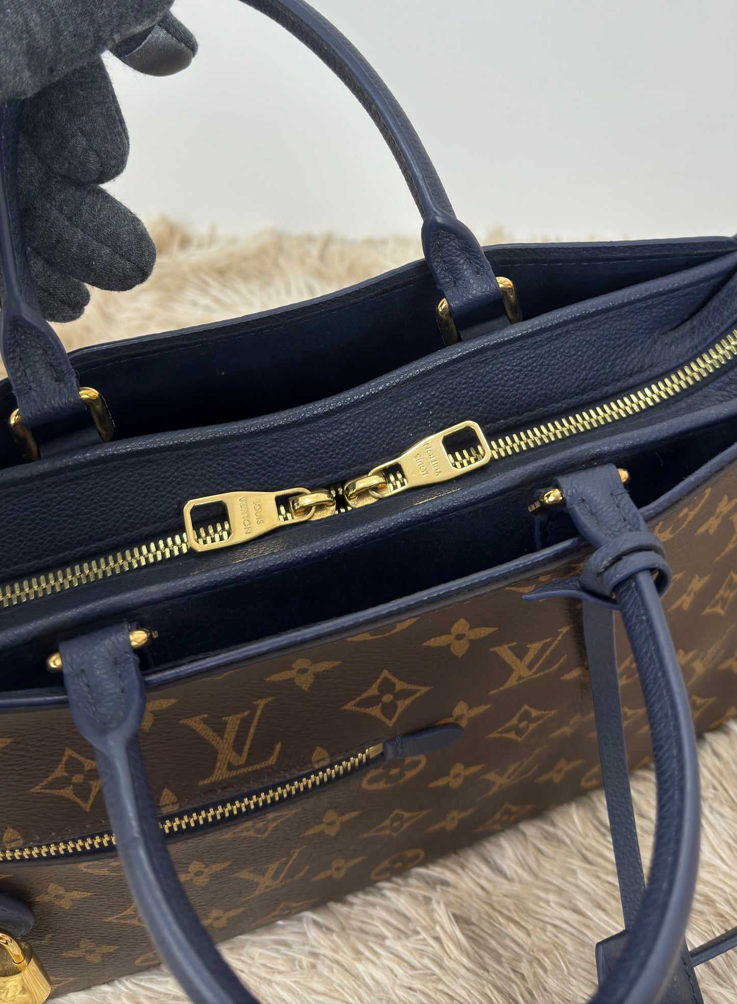 Louis Vuitton Popincourt PM Monogram Marine Canvas