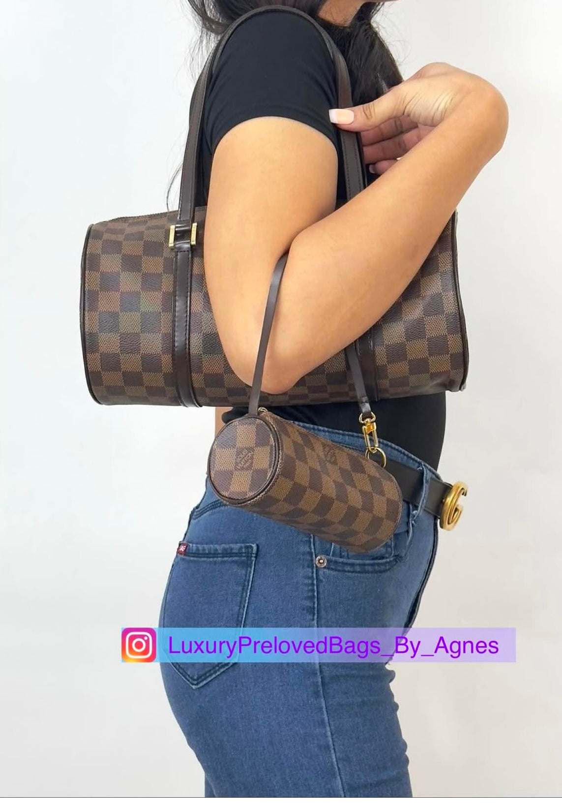 Louis Vuitton Papillon 30 Damier Ebene