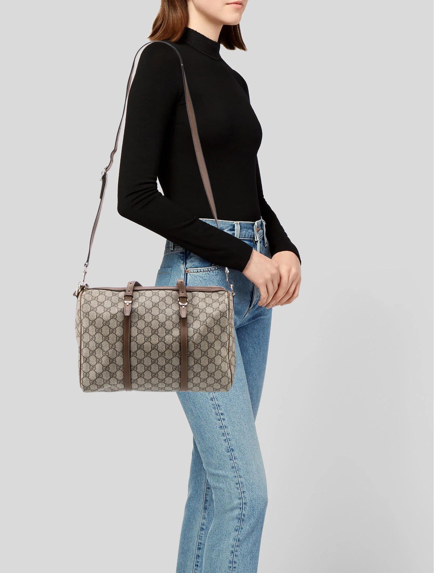 Gucci GG Supreme Boston Bag