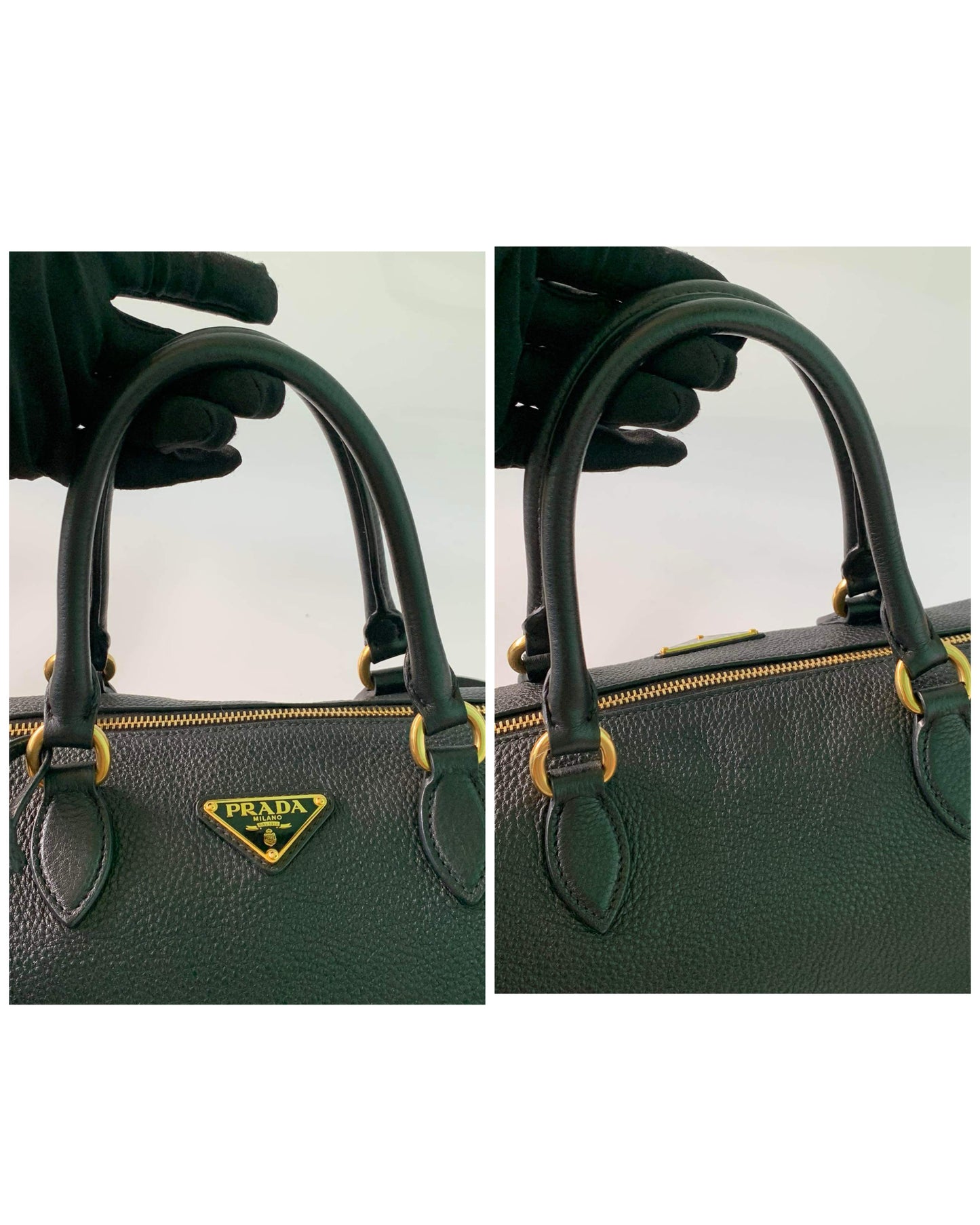 Prada vitello phenix boston bag