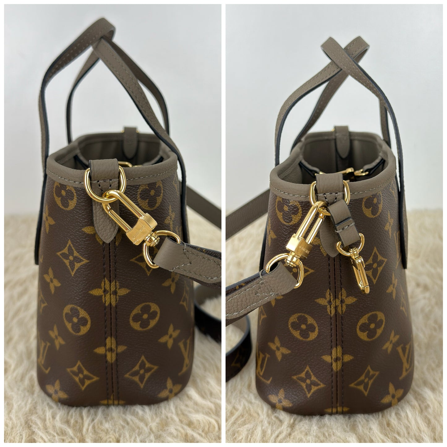 Louis Vuitton Inside Out BB Dark Fango Monogram
