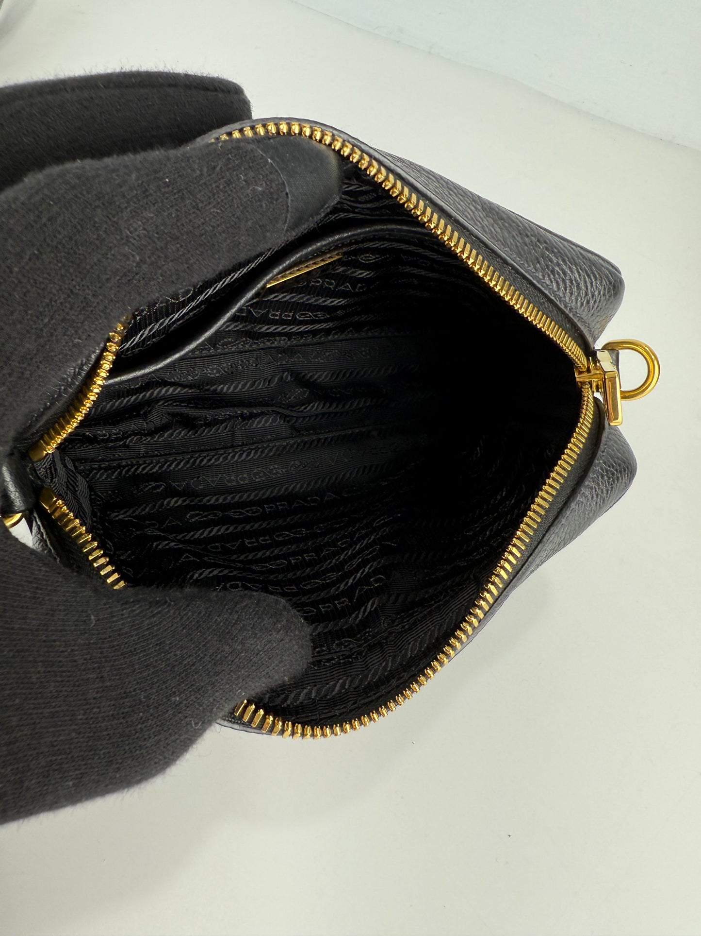 Prada Vitello Phenix Crossbody Bag Mini