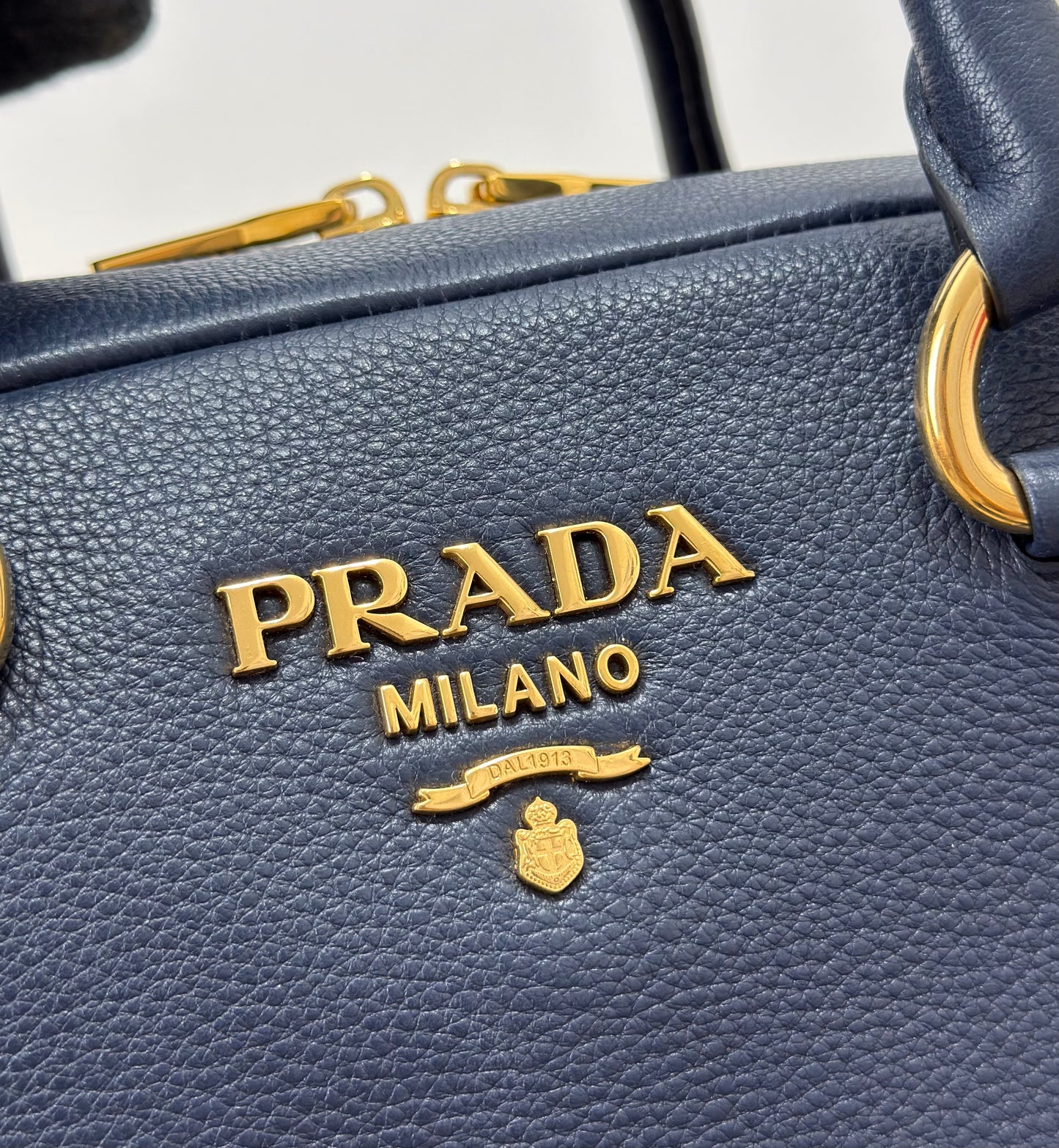 Prada Vitello Phenix Bauletto Bag