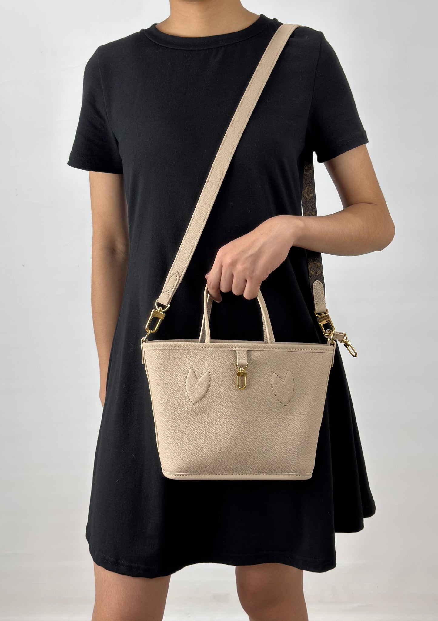 Louis Vuitton Inside Out BB Limestone Monogram