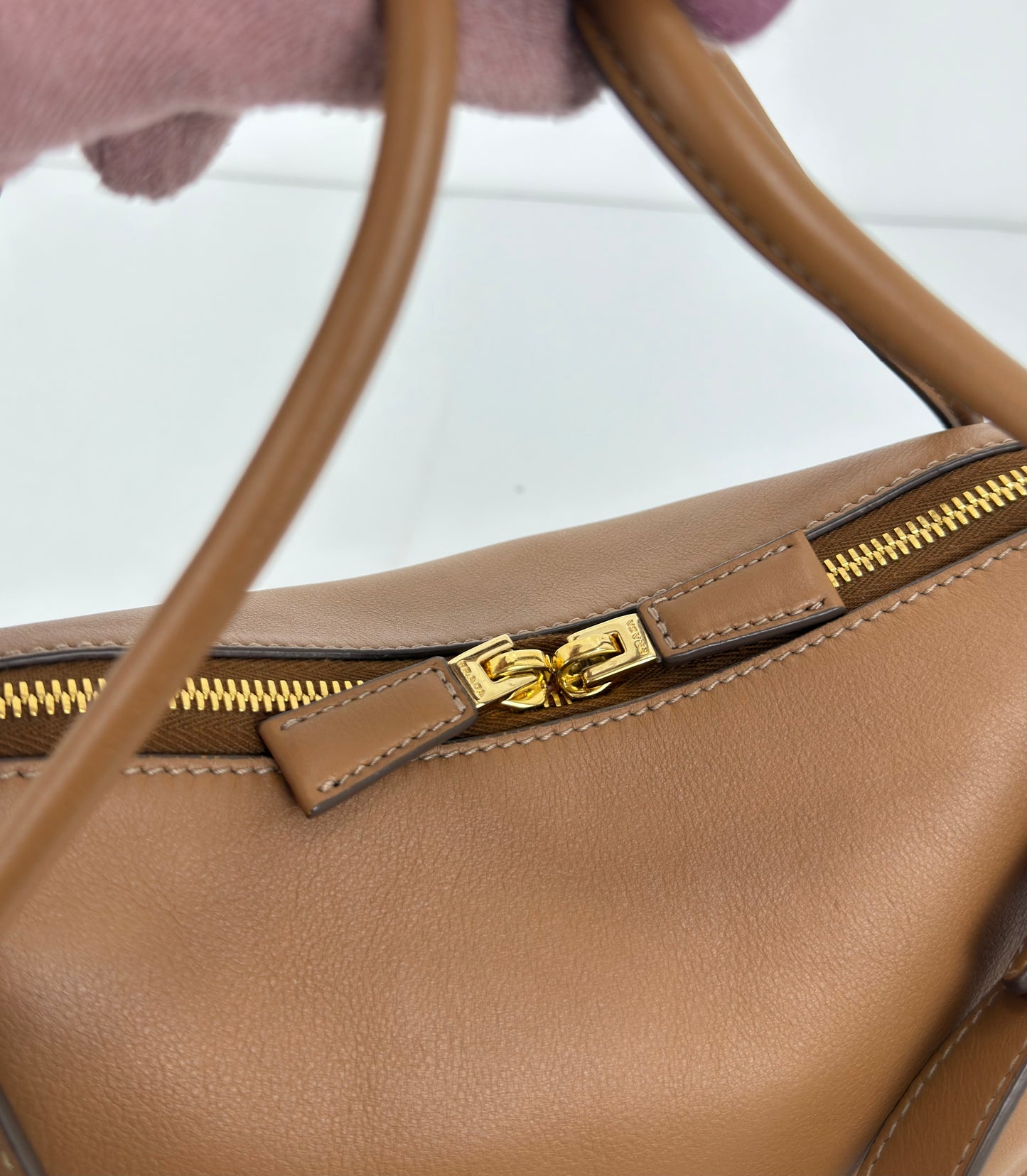 Prada Prada Darling Tote Bag In Caramel